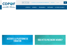 Tablet Screenshot of cdpsf.com
